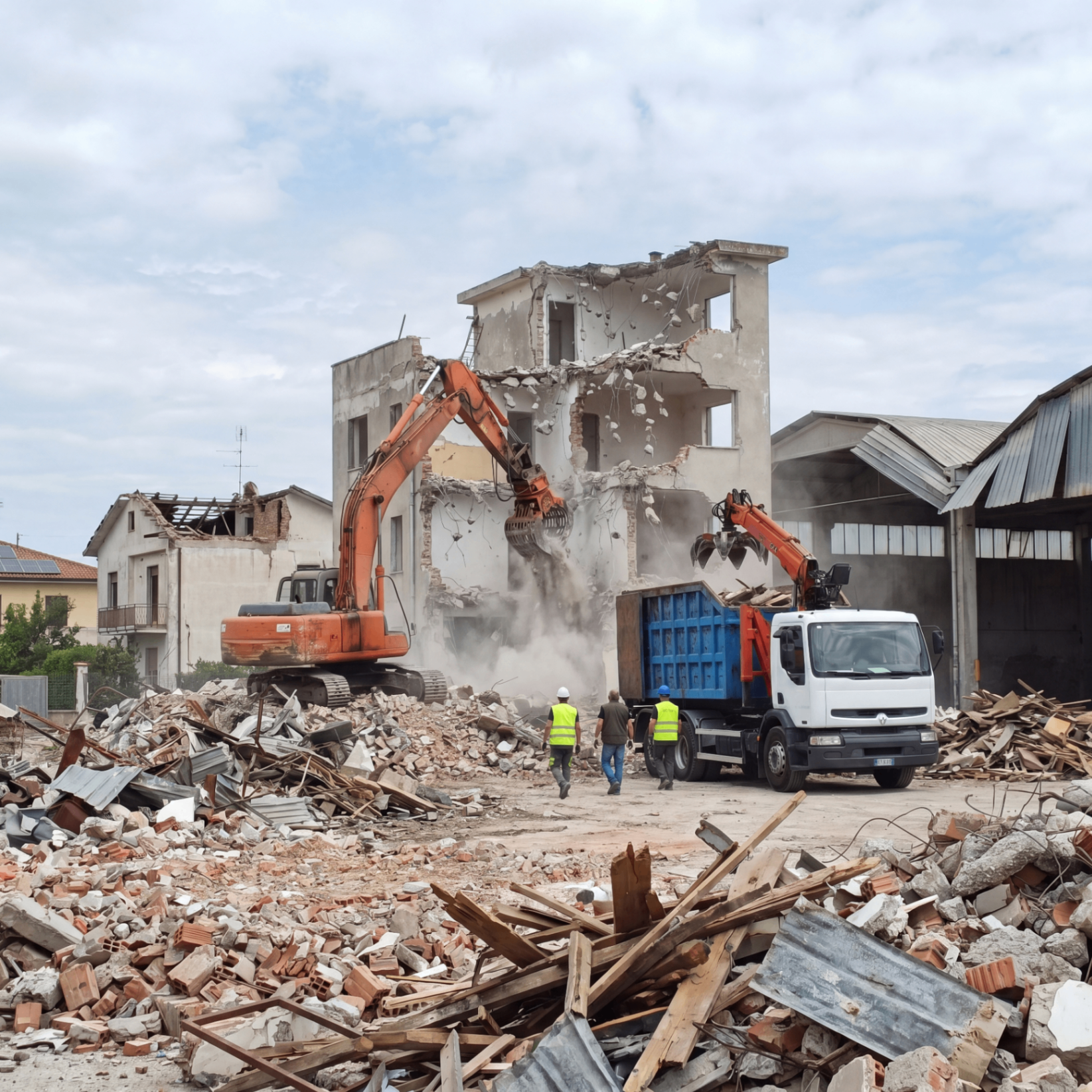 Demolizione di appartamenti, villette e capannoni — demolizioni edili Roma
